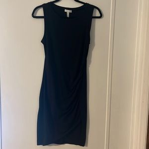 Sleeveless black dress